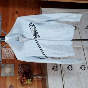 Womens Nike full length zipper sweatshirt